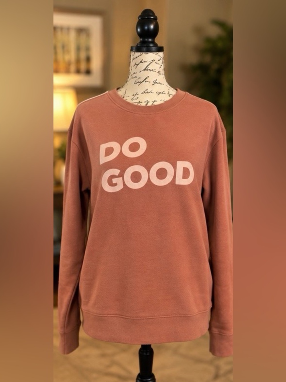 cotopaxi Rust 'DO GOOD' Crewneck Sweatshirt